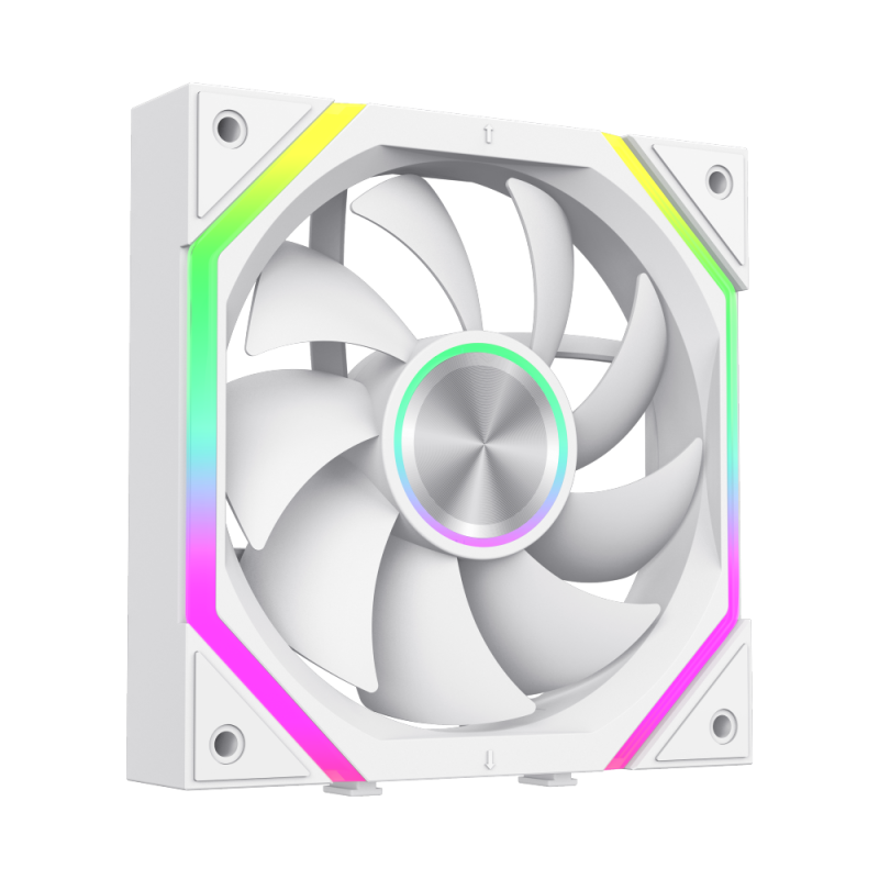 Gamemax FN12A-N2 WL-W | Korpusa ventilators | Balts