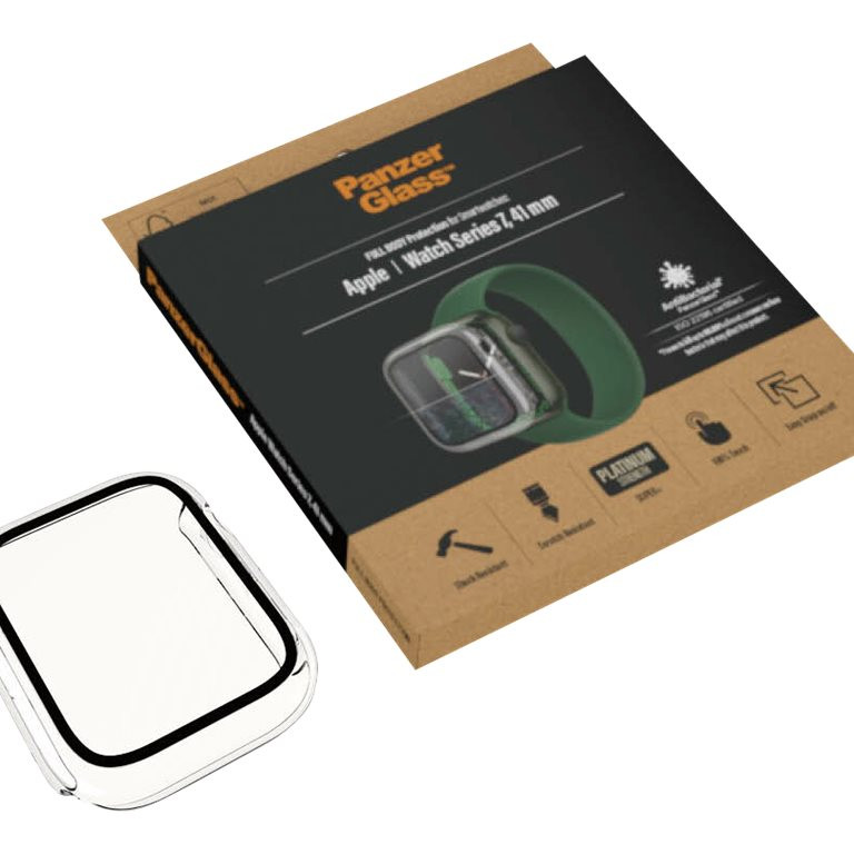 PanzerGlass aizsargvāks Apple Watch 7 41mm caurspīdīgs, AB