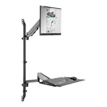 Digitus | Wall mount | Tilt, height adjustment, rotate | 17-32 " | Black