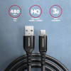 AXAGON | Data and charging cable, 1.5 m | BUCM-AM15AB | USB Type-C to USB Type-A
