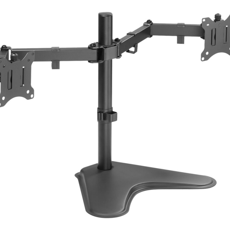 Digitus Desk Mount | DA-90401 | Adjustable Height, Rotate, Swivel | 15-32 " | Maximum weight (capacity) 2x8 kg | Black
