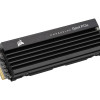 Corsair | SSD | MP600 PRO LPX | 1000 GB | SSD formas faktors M.2 2280 | Interfeiss PCIe Gen 4×4 | Nolasīšanas ātrums 7100 MB/s | Ierakstīšanas ātrums 5800 MB/s