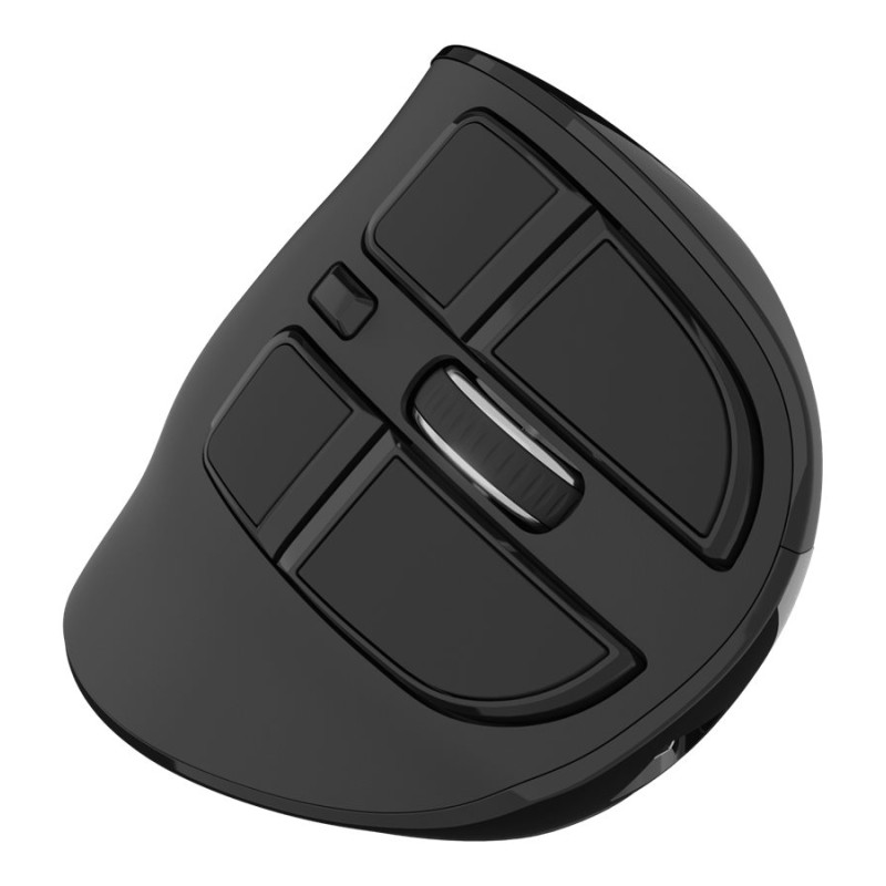Natec | Vertikālā pele | Euphonie Pro | Bezvadu | Bluetooth, 2.4GHz | Melna