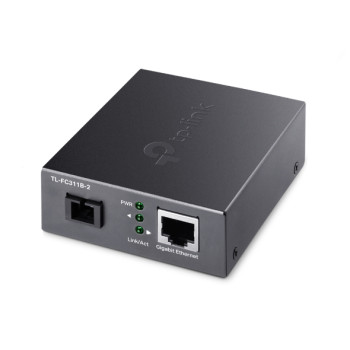 TP-LINK | Gigabitu vienmodu WDM mediju konvertors | TL-FC311B-2 | Gigabitu SC optiskā porta | 10/100/1000 Mbps RJ45 ports (Auto MDI/MDIX)