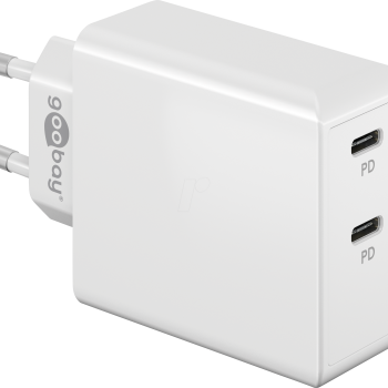 Goobay | Dubultais USB-C PD ātrā lādētāja (36 W) | 61758