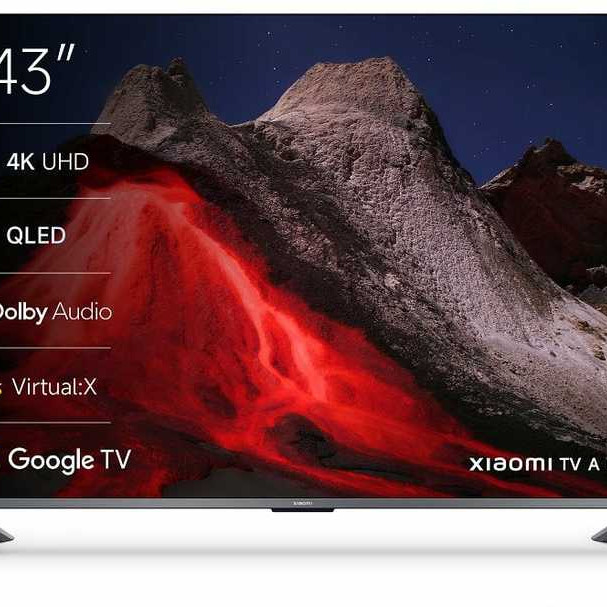 Xiaomi QLED TV A Pro 2026 | 43 | Smart TV | Google TV | UHD | Tumši pelēks