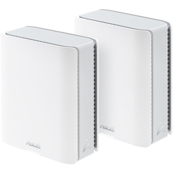 Asus | Trīsbendu WiFi 7 viedais AiMesh paplašināms maršrutētājs | ZenWiFi BT8 (2gab.) | 802.11be | 14000 Mbit/s | Ethernet LAN (RJ-45) porti 4 | Mesh atbalsts Jā | MU-MIMO Jā | 4G/5G | Antenas tips Iekšējā | 1