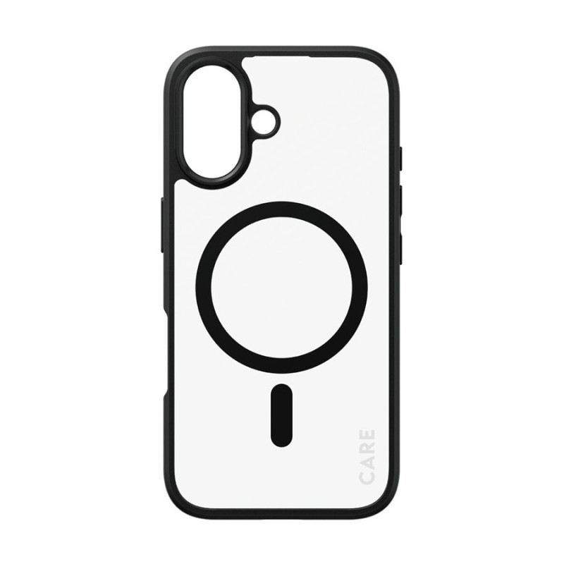 CARE Flagship Case | Back cover | Apple | iPhone 16 | Recycled plastic | Black | MagSafe