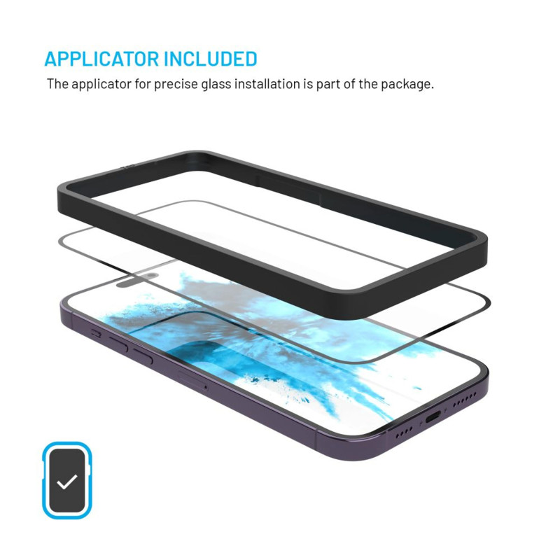 Fixed Screen protector | Apple | iPhone Air | Tempered glass | Black | Full Cover 2.5D