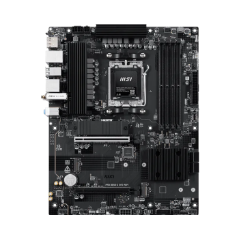 MSI PRO B850-S EVO WIFI | Procesoru saime AMD | Procesora ligzda AM5 | DDR5 | Atbalstītie cietā diska interfeisi SATA, M.2 | SATA savienotāju skaits 4
