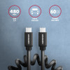 AXAGON | Twister Cable, 0.6 m | BUCM-CM10TB | USB Type C to USB Type C