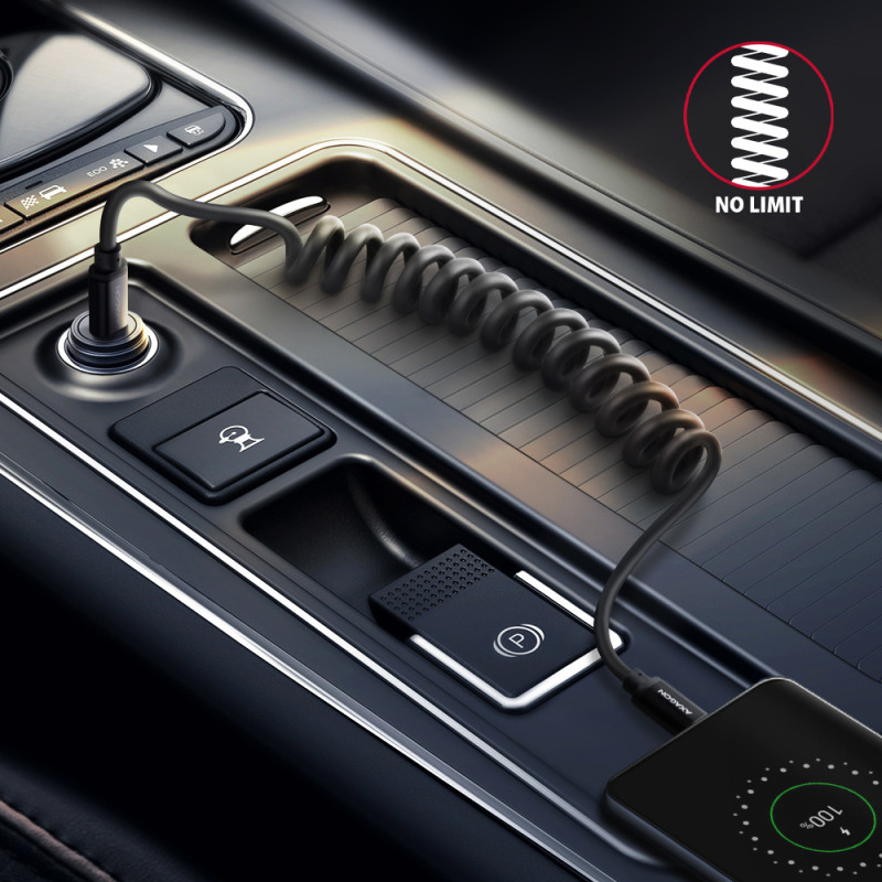 AXAGON | Twister Cable, 0.6 m | BUCM-CM10TB | USB Type C to USB Type C