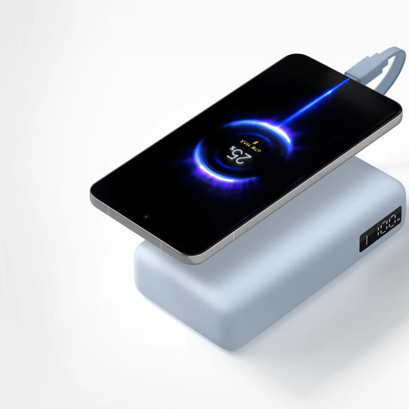Xiaomi 67W Power Bank 20000 (integrēts kabelis) | 20000 mAh | leduszils