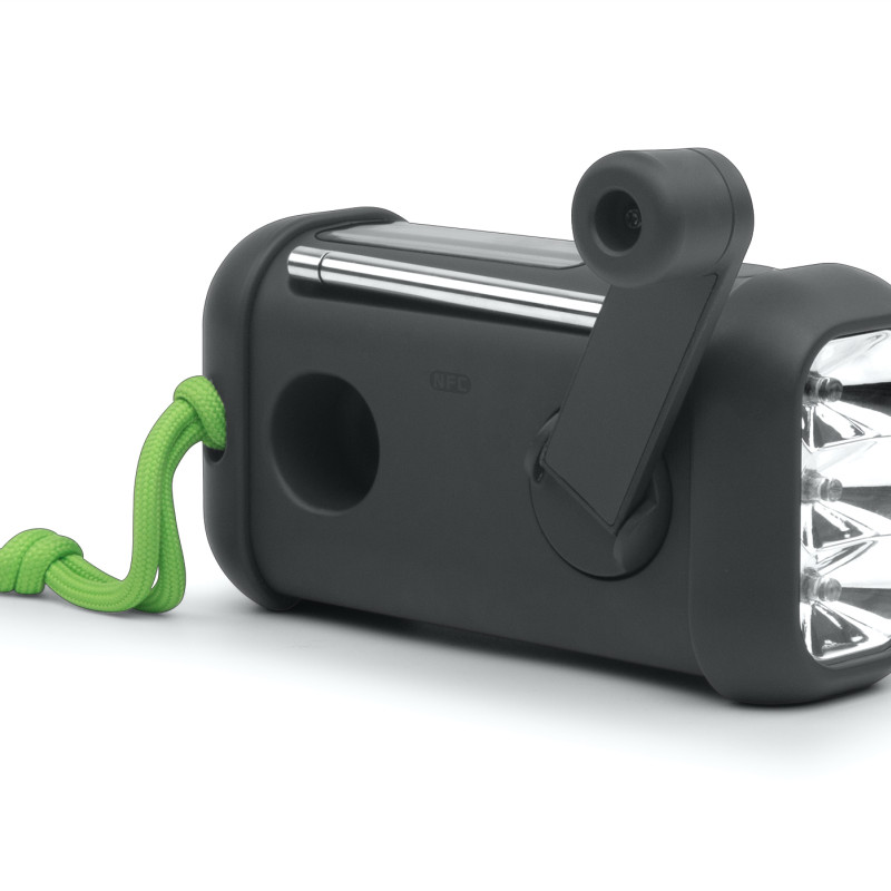 Muse | Pārnēsājams saules radio ar rokturi un lukturi | MH-08 MB | AUX in | Bluetooth | FM radio