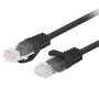 Lanberg | Patchcord CAT.5E UTP Fluke Passed | PCU5-10CC-0025-BK | 0.25 m | Black