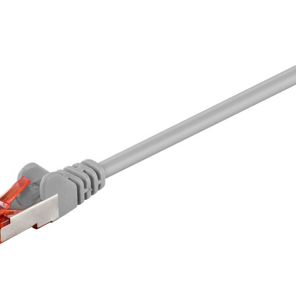 Goobay | CAT 6 patch cable S/FTP (PiMF) | 93651 | Grey RJ45 Male | RJ45 Male
