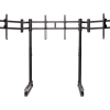 Next Level Racing Floor stand | Tube Freestanding Triple Monitor Stand | Up to 3x43 " | Height adjustment, Tilt | Maximum weight (capacity) 50 kg | Black