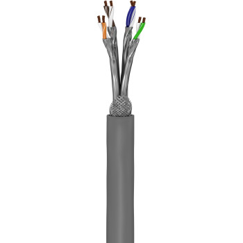 Goobay | CAT 6A tīkla kabelis, S/FTP (PiMF), 50 m | 96093 | S/FTP | Pelēks