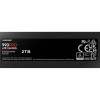 Samsung | 990 PRO with Heatsink | 2000 GB | SSD form factor M.2 2280 | Solid-state drive interface M.2 NVMe | Read speed 7450 MB/s | Write speed 6900 MB/s