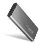 AXAGON ārējais USB-C 3.2 Gen 2 metāla korpuss M.2 NVMe un SATA SSD diskiem | EEM2-SG2