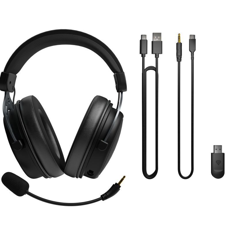 Genesis Headset | Toron 706 | Bluetooth, 2.4 GHz | Over-ear | Microphone | Black | Wireless
