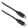 Targus 1 m USB-C uz USB-C 3.1 Gen2 (10 Gbps 5 A 100 W) kabelis - melns | Targus