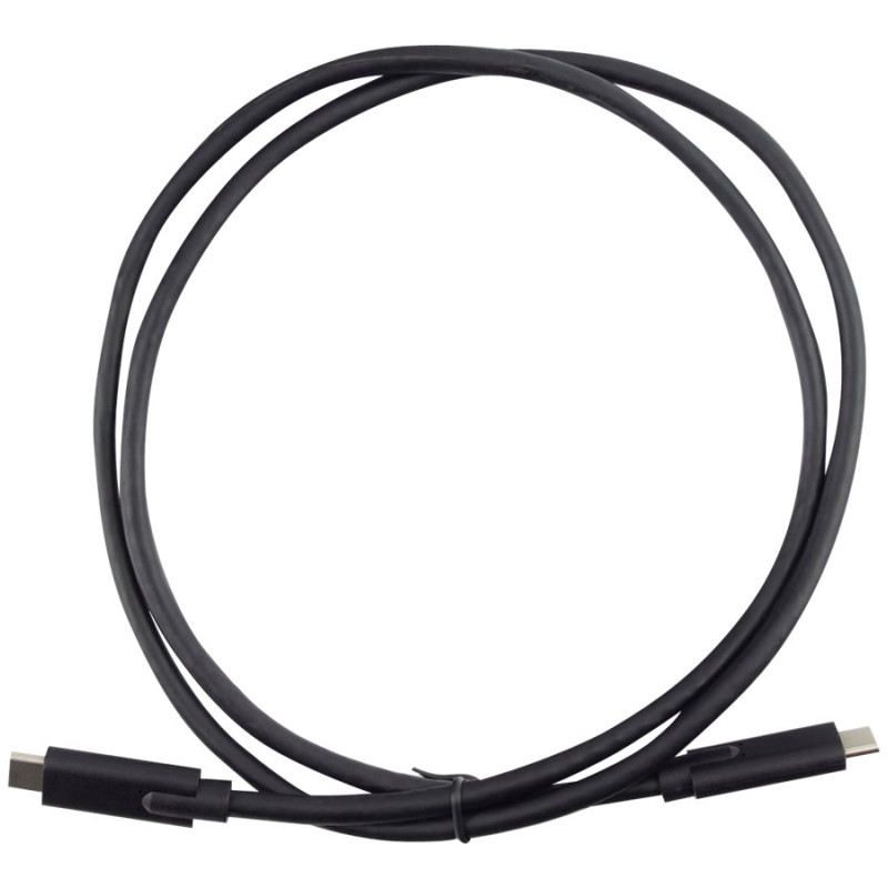 Targus 1 m USB-C uz USB-C 3.1 Gen2 (10 Gbps 5 A 100 W) kabelis - melns | Targus