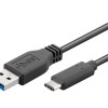 Goobay | Apaļš kabelis | Sync & Charge Super Speed USB-C uz USB A 3.0 uzlādes kabelis | 67890 | USB 3.0 spraudnis (type A) | USB-C spraudnis