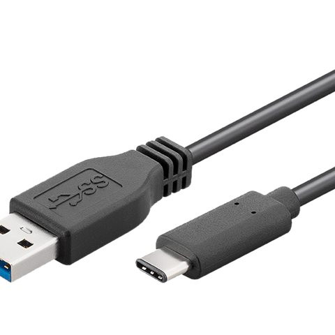 Goobay | Apaļš kabelis | Sync & Charge Super Speed USB-C uz USB A 3.0 uzlādes kabelis | 67890 | USB 3.0 spraudnis (type A) | USB-C spraudnis