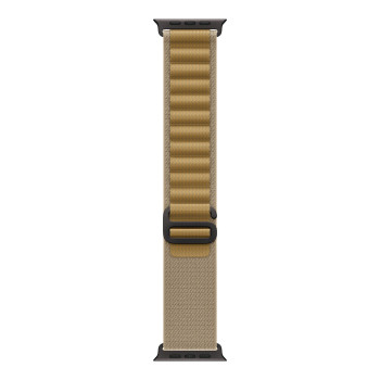 Apple 49mm Tan Alpine Loop - Medium - Black Titanium Finish
