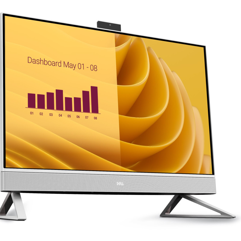 Dell EC27250 | AIO | Desktop | Intel Core 7 | 27 " | 16 GB | 150U | DDR5 | 512 GB | Intel Graphics | US International | Windows 11 Pro