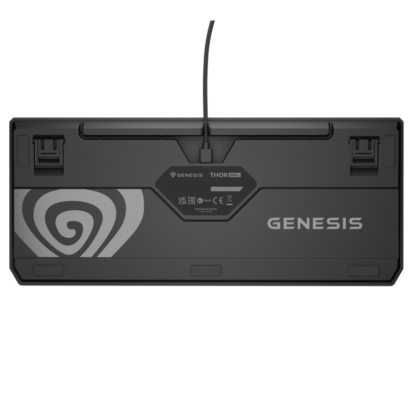 Genesis | THOR 230 TKL | Mehāniskā spēļu tastatūra | Vadu | US | Lineārā | Melna | RGB