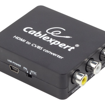 Gembird DSC-HDMI-CVBS-001 HDMI uz CVBS (+ stereo audio) pārveidotājs | Cablexpert