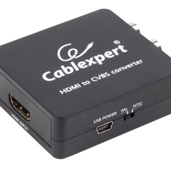 Gembird DSC-HDMI-CVBS-001 HDMI uz CVBS (+ stereo audio) pārveidotājs | Cablexpert