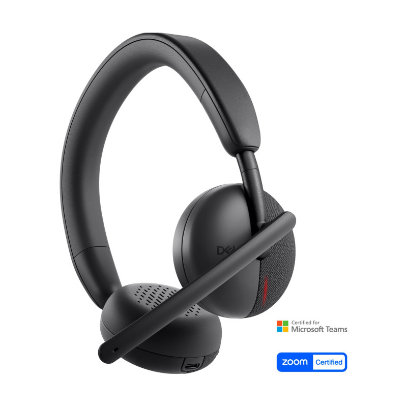 Dell | On-ear austiņas | WL3024 | Iebūvēts mikrofons | Bezvadu | Melna