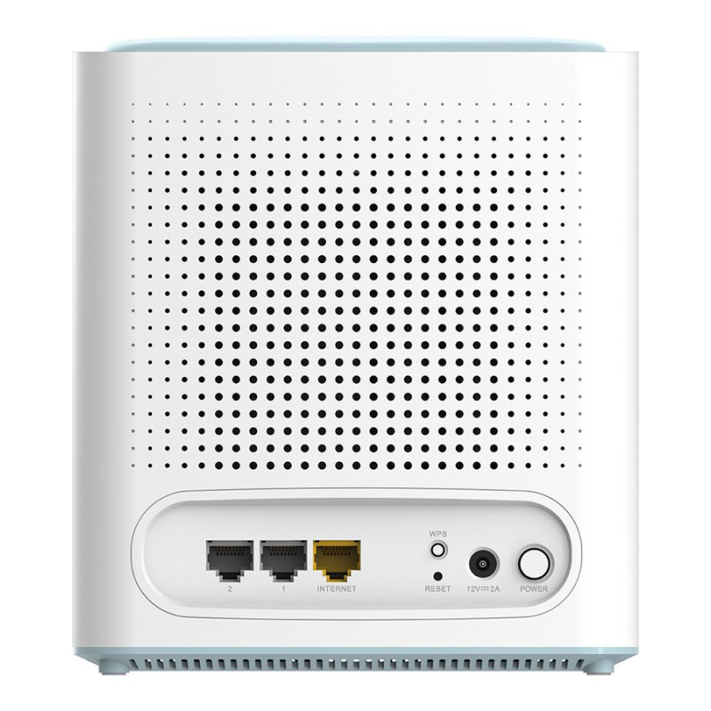 D-Link | EAGLE PRO AI AX3200 Mesh System | M32-2 (2-pack) | 802.11ax | 2402+300 Mbit/s | 10/100/1000 Mbit/s | Ethernet LAN (RJ-45) ports 2 | Mesh Support Yes | MU-MiMO Yes | No mobile broadband | Antenna type Embedded omni-directional antennas