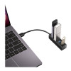 AXAGON Miniatūrs metāla četru portu USB 3.2 Gen 1 koncentrators | HUE-M1A