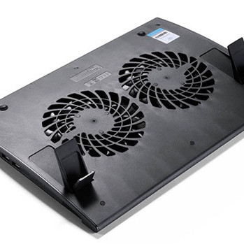 Deepcool | Laptop cooler Wind Pal FS , slim, portabel , highe performance, two 140mm fans, 2 xUSB Hub, up tp 17" | 382x262x46mm mm | 922g g
