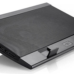 Deepcool | Laptop cooler Wind Pal FS , slim, portabel , highe performance, two 140mm fans, 2 xUSB Hub, up tp 17" | 382x262x46mm mm | 922g g