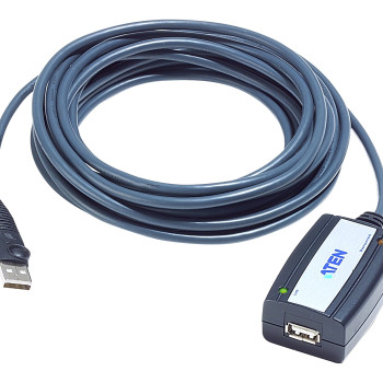 Aten | USB 2.0 pagarinājuma kabelis (serdes ķēde līdz 25 m) | UE250 | 5 m