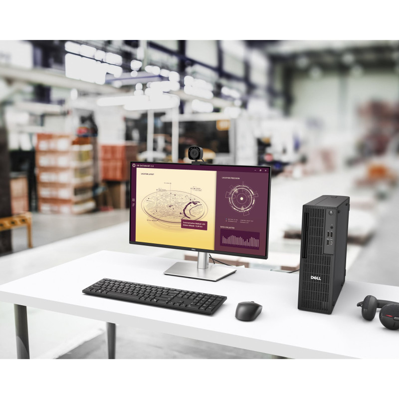 Dell Pro | QCS1255 | Desktop | Slim | AMD Ryzen 5 | 8600G | Internal memory 16 GB | DDR5 | Solid-state drive capacity 512 GB | Intel Integrated Graphics | Keyboard language No keyboard | Windows 11 Pro