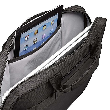 Case Logic | DLC115 | Fits up to size 15 " | Messenger - Briefcase | Shoulder strap | Black