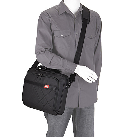 Case Logic | DLC115 | Fits up to size 15 " | Messenger - Briefcase | Shoulder strap | Black