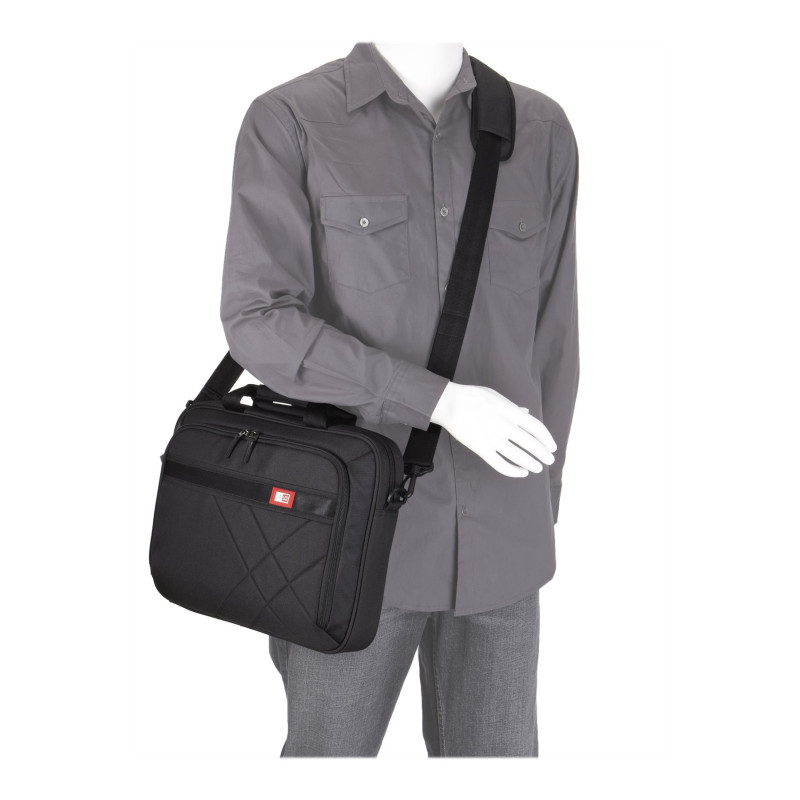 Case Logic | DLC115 | Fits up to size 15 " | Messenger - Briefcase | Shoulder strap | Black