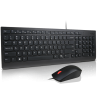 Lenovo Essential vadu komplekts — tastatūra un pele | Tastatūra un peles komplekts | Vads | Pele iekļauta | Igaunija | Melna