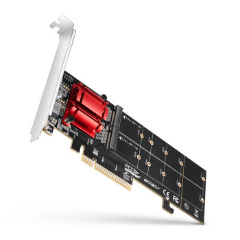 AXAGON PCIe 2x NVMe M.2 kontrolieris | PCEM2-ND