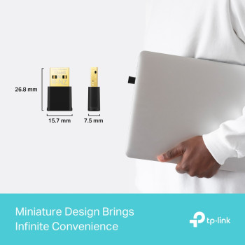 TP-LINK | AX1800 Nano divjoslu Wi‑Fi 6 USB adapteris | Archer TX20U Nano | USB 2.0