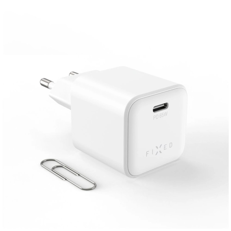 Fixed Mini GaN barošanas adapteris ar USB-C izeju un PD atbalstu, 65W