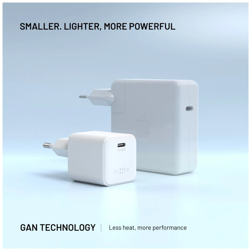 Fixed Mini GaN barošanas adapteris ar USB-C izeju un PD atbalstu, 65W