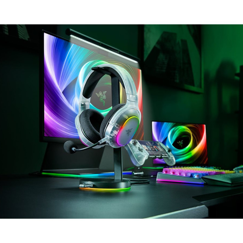 Razer vairāku platformu spēļu austiņas | Barracuda X Chroma | Bluetooth | Over-Ear | Mikrofons | Phantom White Edition | Bezvadu